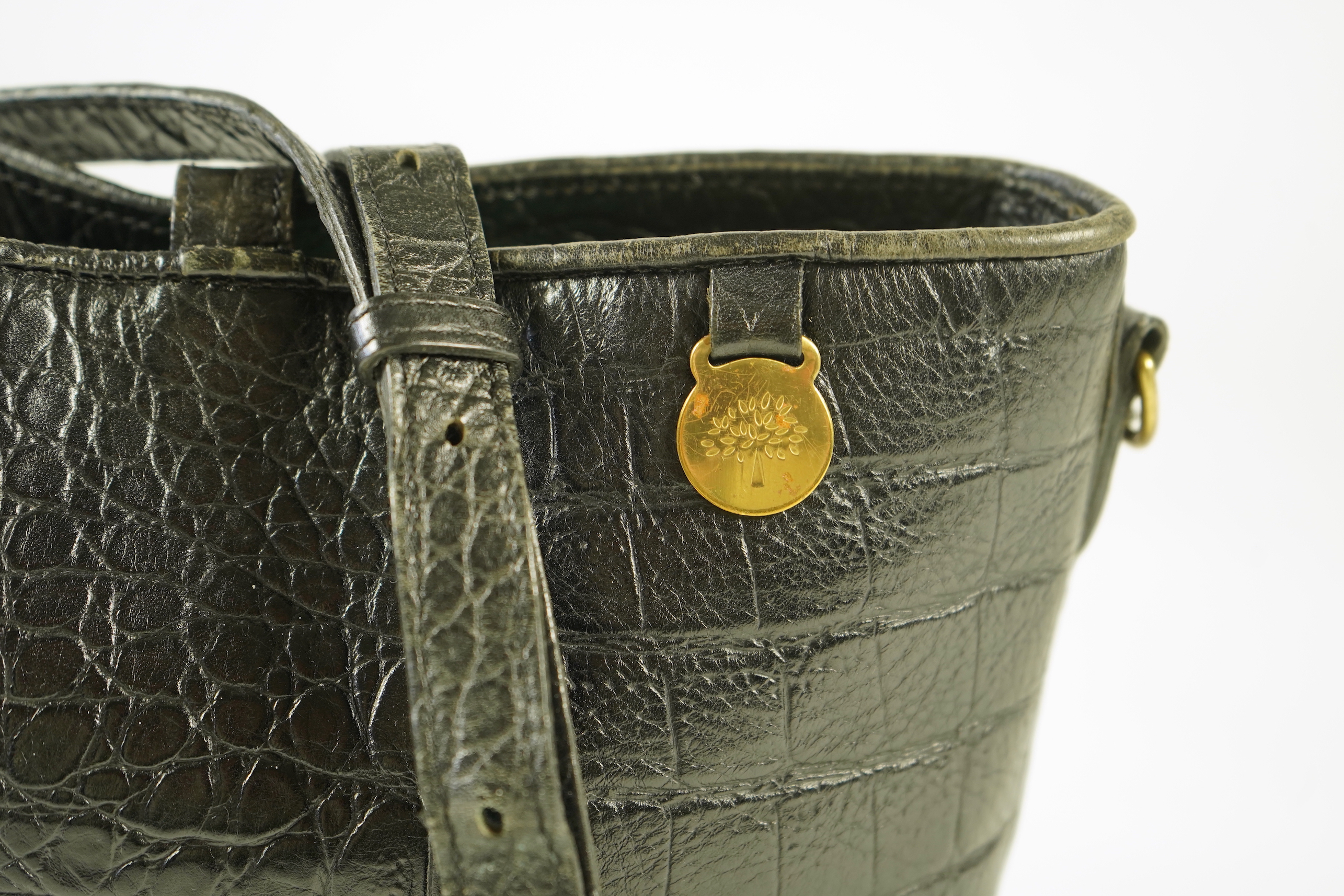 A Mulberry leather shoulder bag